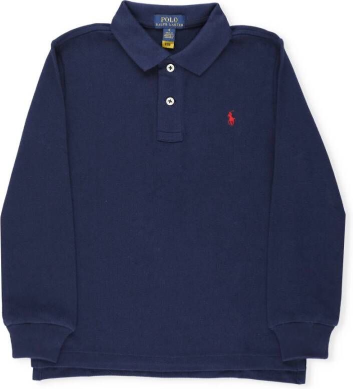 Polo Ralph Lauren Kids Regular fit poloshirt met labelstitching