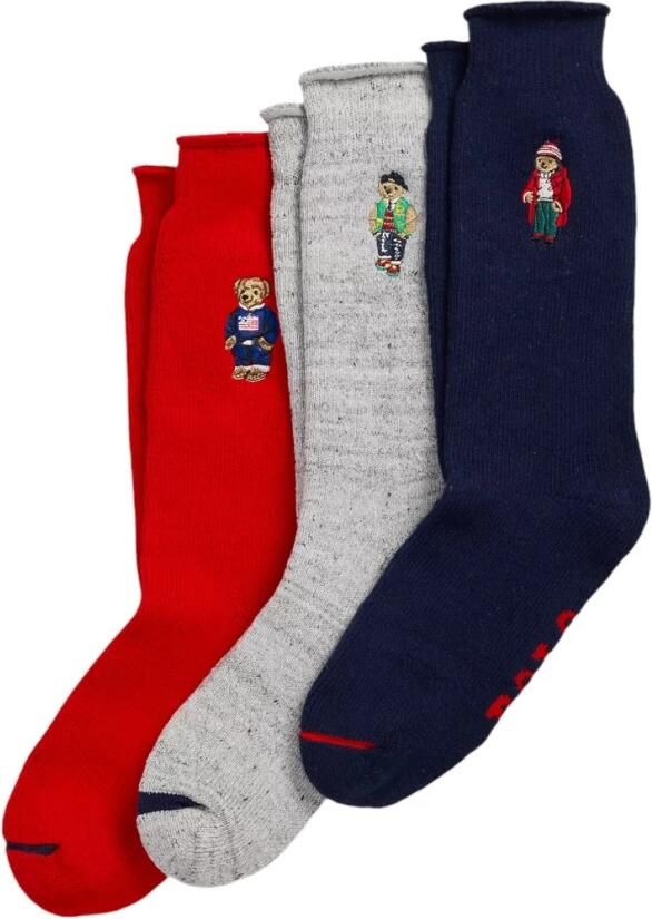 Polo Ralph Lauren 3-Pack Sokken Multicolor Heren