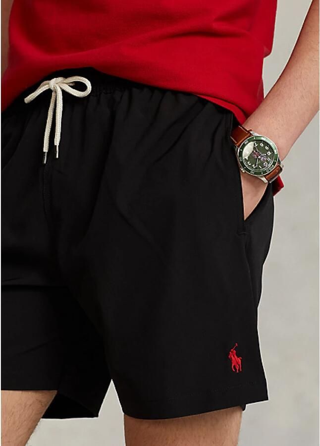 Polo Ralph Lauren Traveler Mid Trunk Sportshorts Heren Black maat: XXL beschikbare maaten:S M L XL XXL - Foto 10