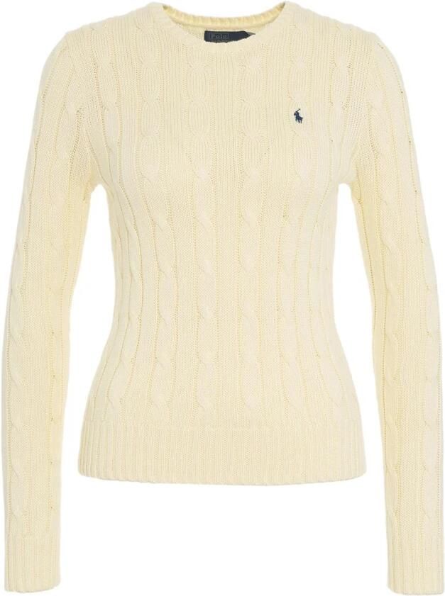 Polo Ralph Lauren Kimberly LS Pullover V-Hals Gebreide Trui voor Moderne Vrouwen White Dames - Foto 4