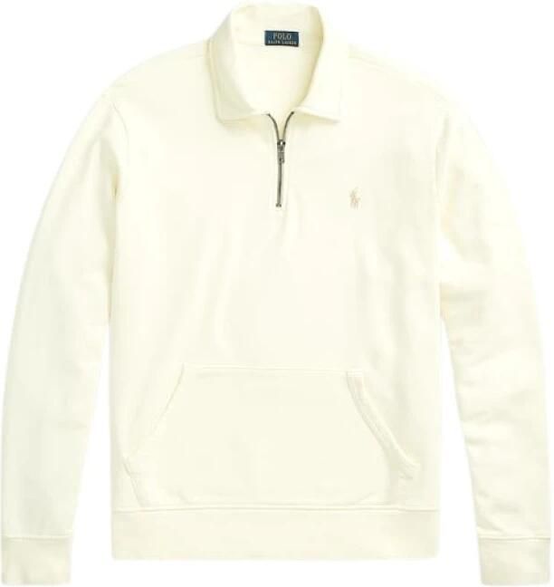 Polo Ralph Lauren Beige Polo Shirt met Lange Mouwen Beige Heren
