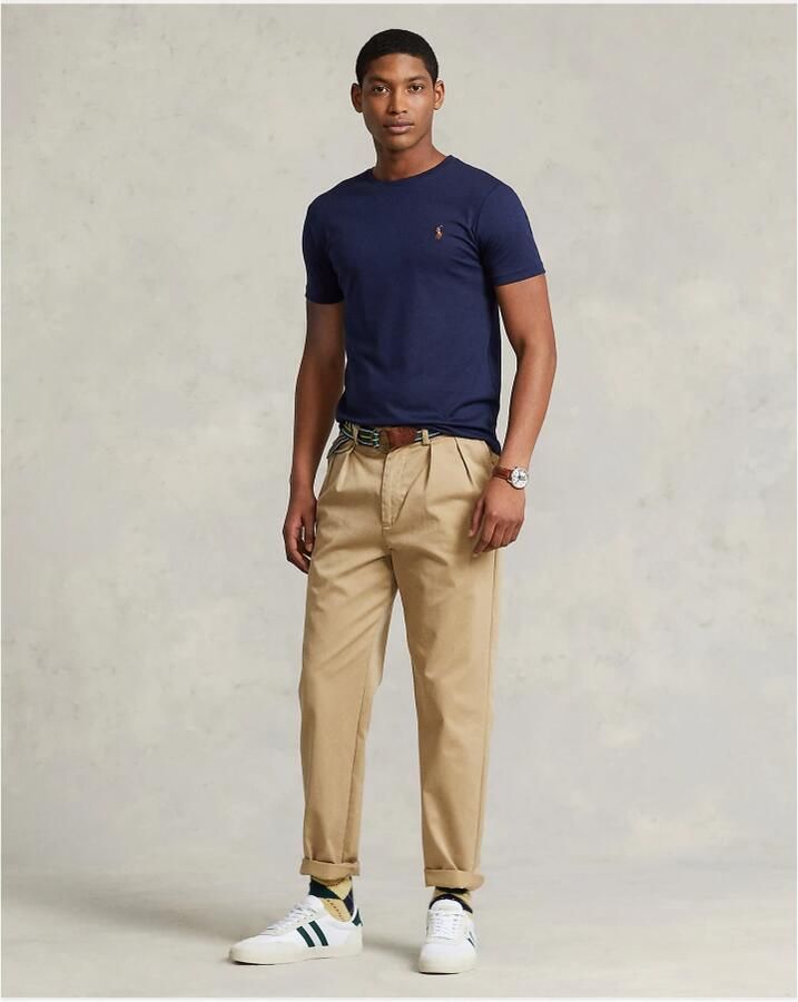 Polo Ralph Lauren T-shirt Korte Mouw T-SHIRT AJUSTE COL ROND EN PIMA COTON LOGO PONY PLAYER MULTICOLO - Foto 4