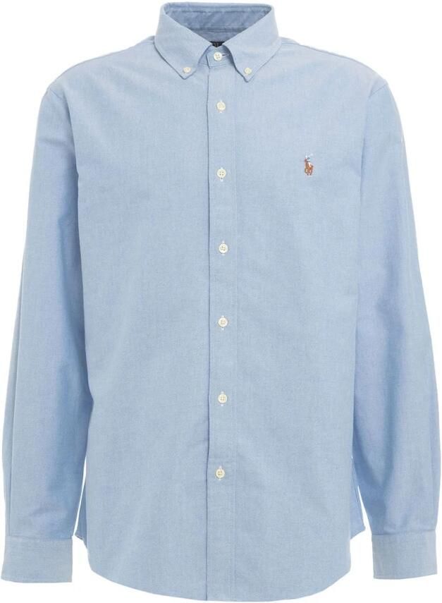 Ralph Lauren Custom Fit Oxford Overhemd Upgrade je Casual Garderobe Blauw Heren - Foto 9