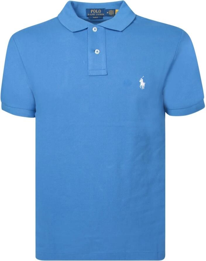 Polo Ralph Lauren Blauwe Polo T-shirts en Polos Blue Heren - Foto 4