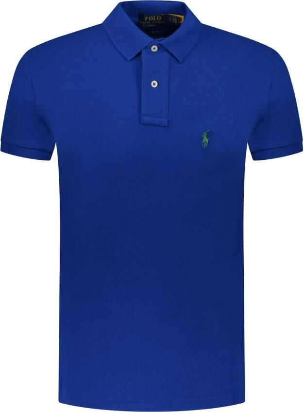Polo Ralph Lauren Blauw Polo Shirt uit de Ss23 Collectie Blue Heren - Foto 2
