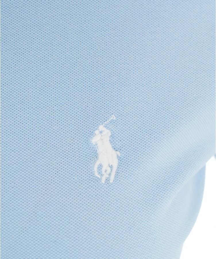 Polo Ralph Lauren Poloshirt van puur katoen met labelstitching model 'JULIE'