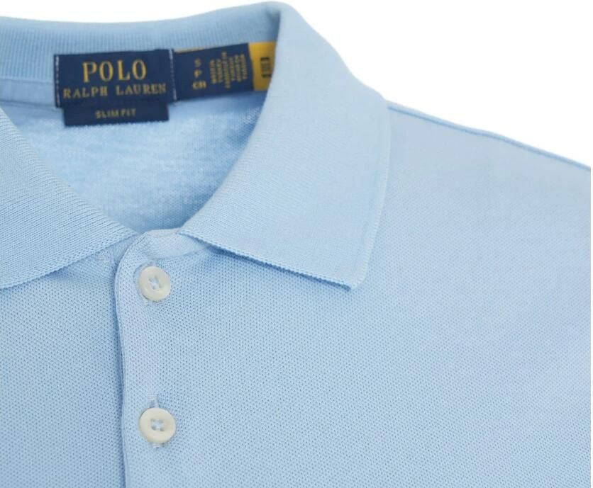 Polo Ralph Lauren Poloshirt van puur katoen met labelstitching model 'JULIE' - Foto 3