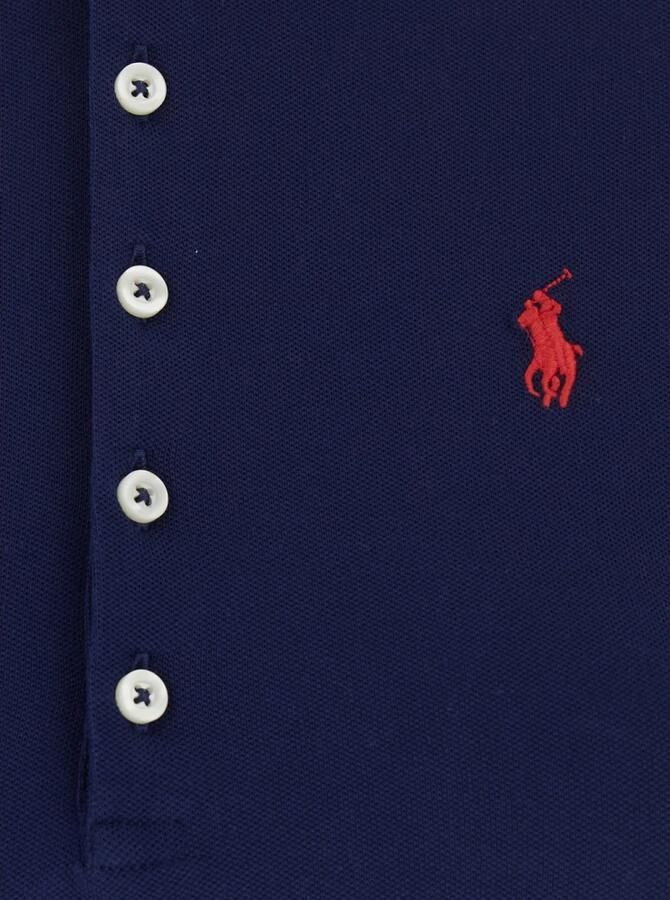 Polo Ralph Lauren Slim fit poloshirt met logostitching model 'JULIE' - Foto 2