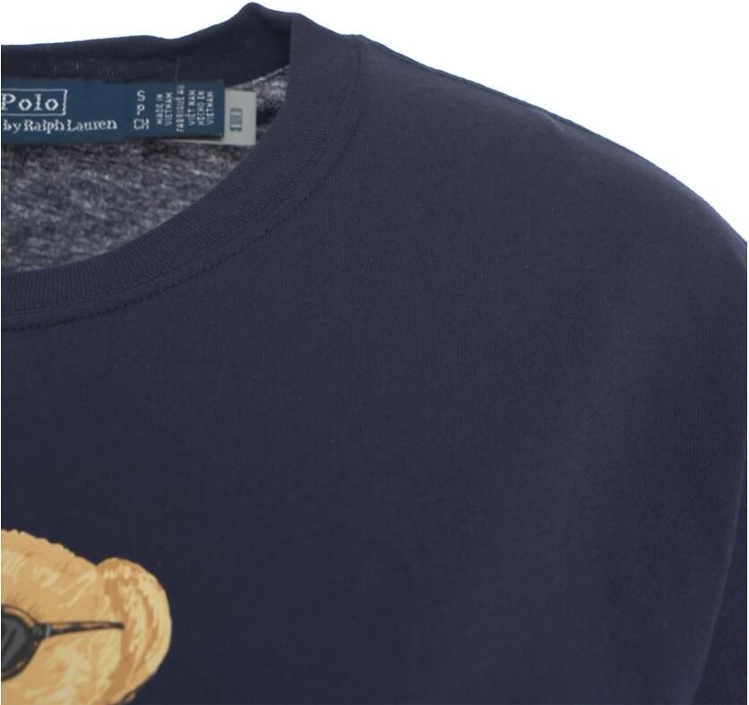 Polo Ralph Lauren Klassiek Katoenen T-shirt met Bear Logo Blue Dames - Foto 12