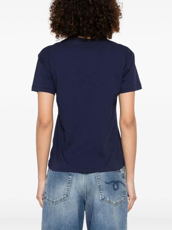 Polo Ralph Lauren Klassiek Katoenen T-shirt met Bear Logo Blue Dames - Foto 8