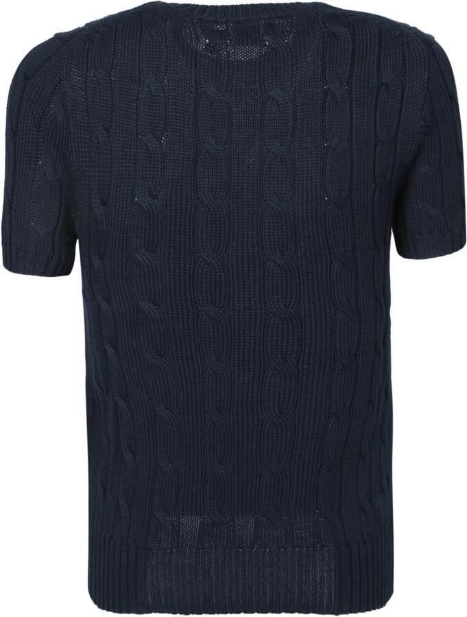 Ralph Lauren Blauwe Katoenen Trui met Iconisch Pony Logo Blue Dames - Foto 2