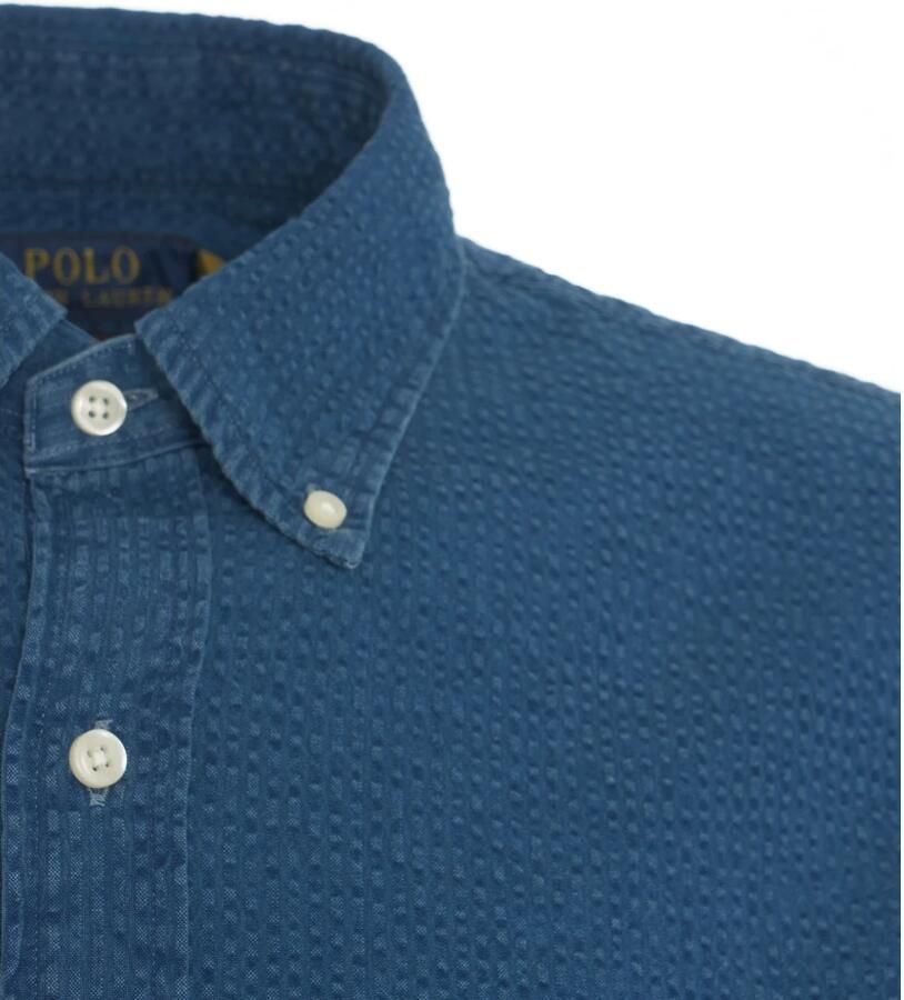 Polo Ralph Lauren Blauw overhemd met knoopsluiting en streepjespatroon Blue Heren - Foto 3