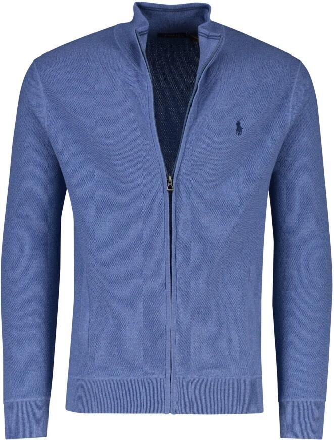 Polo Ralph Lauren Blauwe Heren Vest met Rits Blue Heren