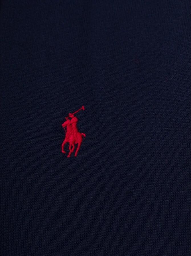 Polo Ralph Lauren Blauwe Sweater met Trekkoord Capuchon Blue Heren