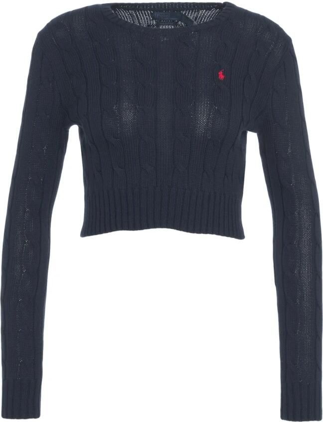 Polo Ralph Lauren Blauwe Kabeltrui Stijlvol Ontwerp Blue Dames - Foto 4