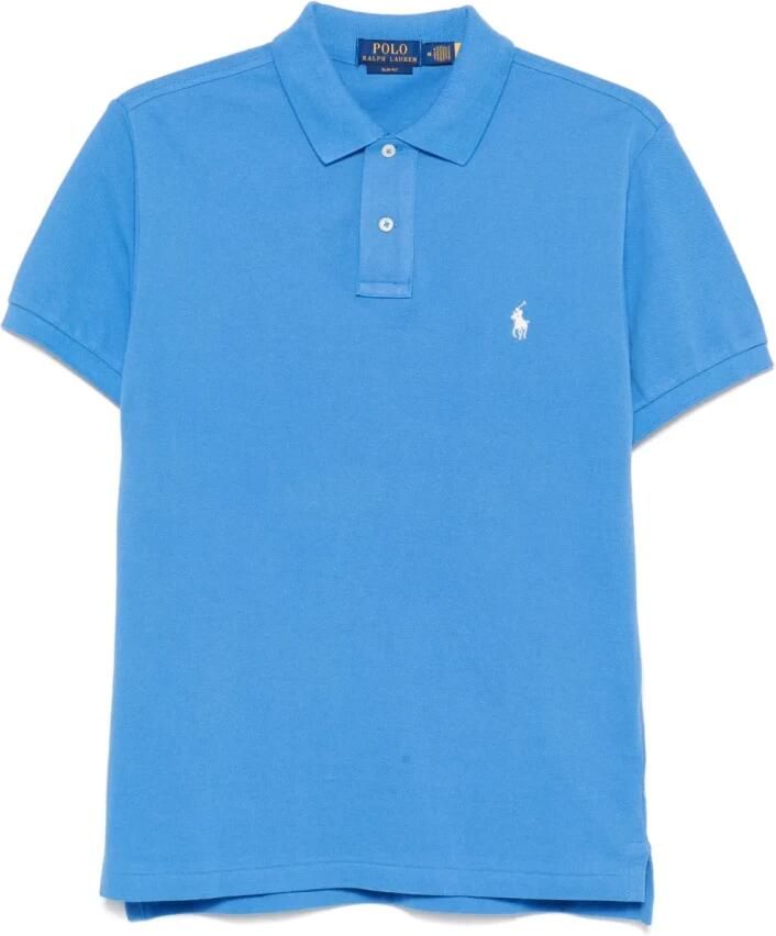 Polo Ralph Lauren Blauwe Polo T-shirts en Polos Blue Heren - Foto 9