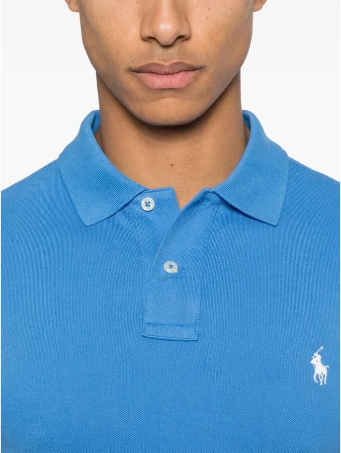 Polo Ralph Lauren Blauwe Polo T-shirts en Polos Blue Heren - Foto 6
