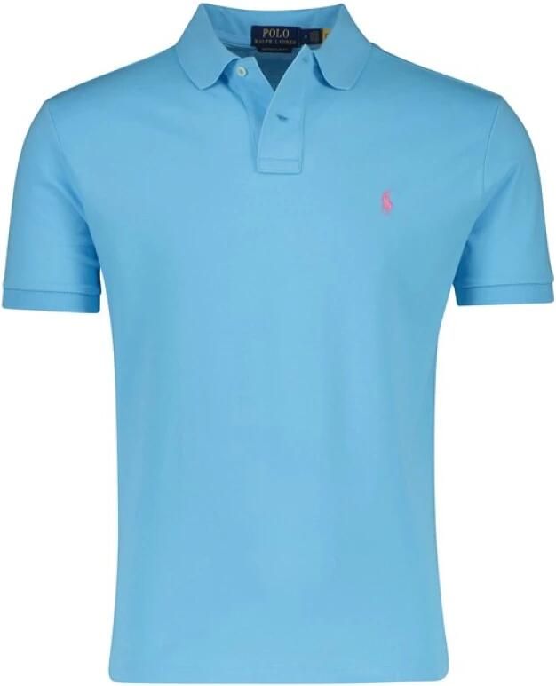 Polo Ralph Lauren Blauwe poloshirt met korte mouwen Blue Heren - Foto 4