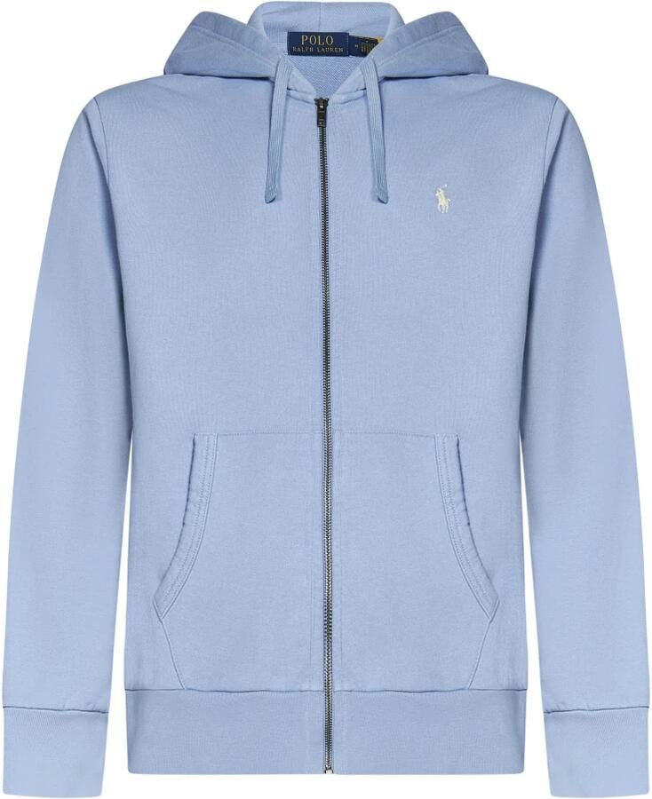 Polo Ralph Lauren Blauwe Sweatshirt Ss25 Klassieke Stijl Blue Heren