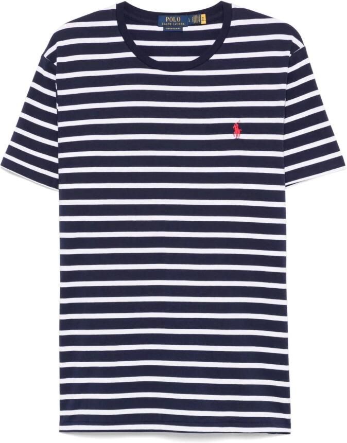 Polo Ralph Lauren Blauwe T-shirts en Polos Blue Heren