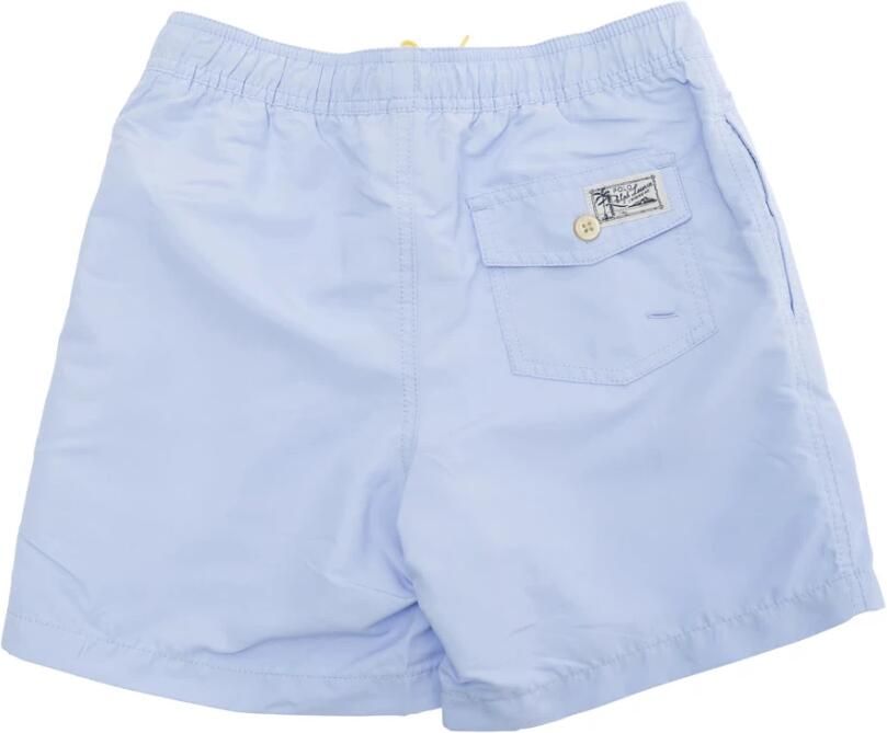 Polo Ralph Lauren Blauwe Zee Kleding Zwembroek Elastische Taille Blue Heren