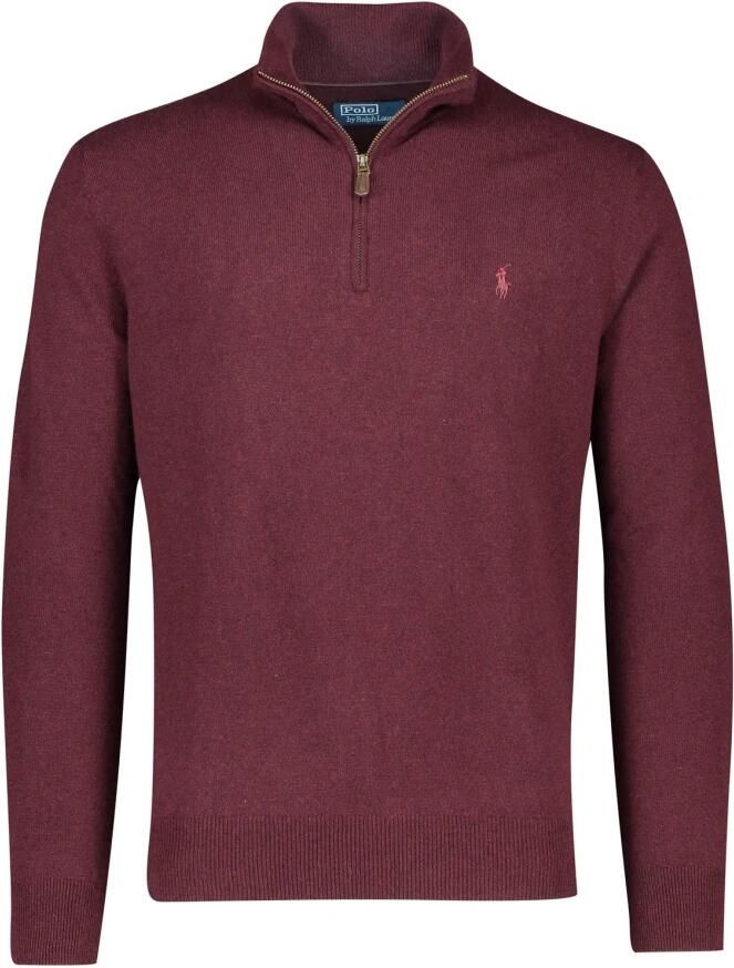 Polo Ralph Lauren Gebreide pullover van wol met opstaande kraag en ritssluiting - Foto 2