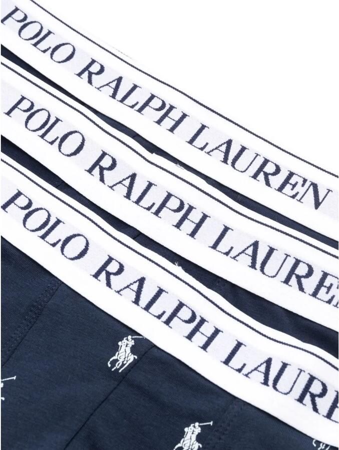 Polo Ralph Lauren Underwear Boxershort met logo in band in een set van 3 stuks model 'CLASSIC'