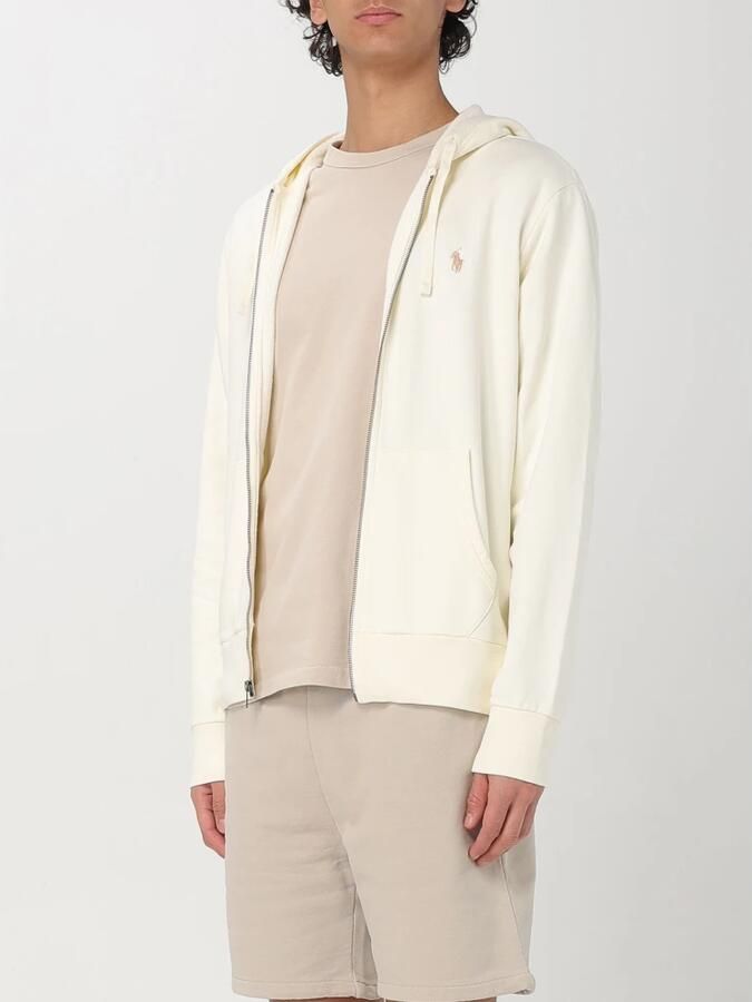 Ralph Lauren Beige Katoenen Vest met Ronde Hals en Rits Beige Heren - Foto 3