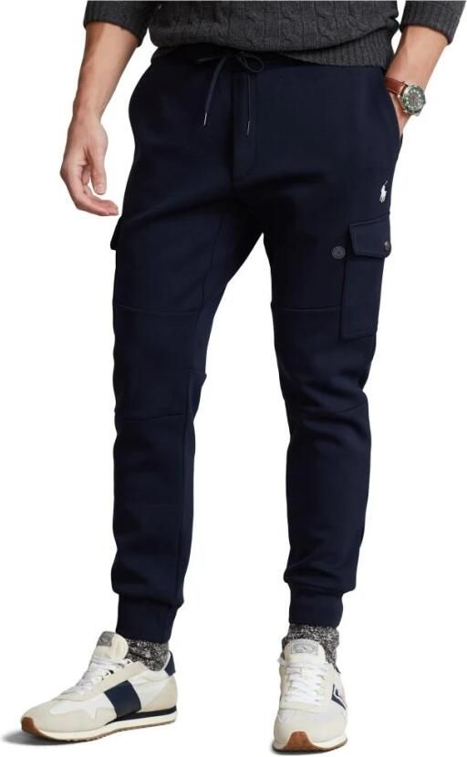 Ralph Lauren Donkerblauwe katoenen sweatpants met geborduurde pony Blauw Heren - Foto 4