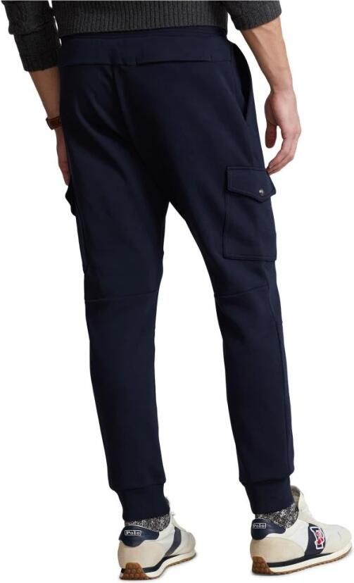 Ralph Lauren Donkerblauwe katoenen sweatpants met geborduurde pony Blauw Heren - Foto 5
