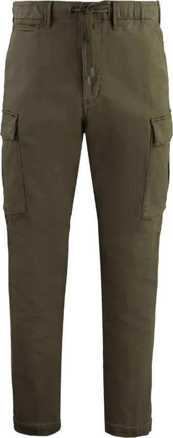 Polo Ralph Lauren Cargo Katoenen Broek met Zakken Green Heren