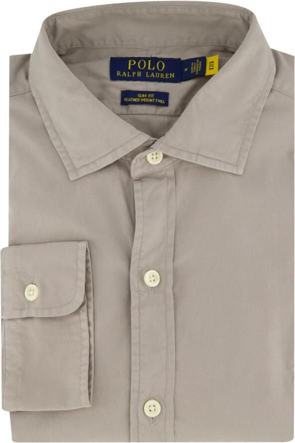 Polo Ralph Lauren Casual Grijs Shirt Katoen NorHeren Pasvorm Gray Heren