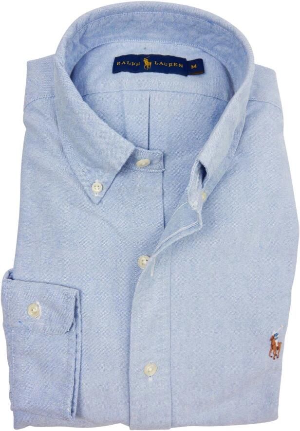 Ralph Lauren Custom Fit Oxford Overhemd Upgrade je Casual Garderobe Blauw Heren - Foto 10