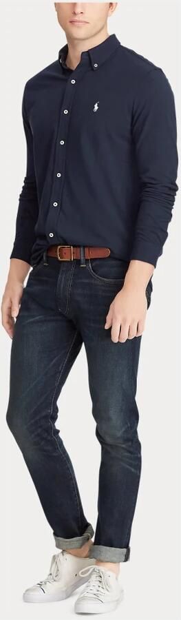 Polo Ralph Lauren Overhemd Lange Mouw CHEMISE AJUSTEE COL BOUTONNE EN POLO FEATHERWEIGHT LOGO PONY PLA - Foto 7