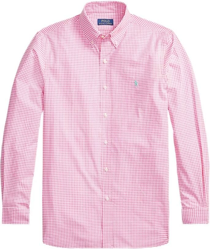 Polo Ralph Lauren Overhemd Lange Mouw CHEMISE AJUSTEE SLIM FIT EN POPELINE RAYE