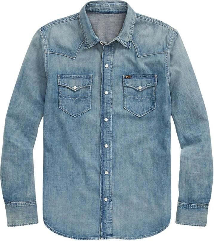 Polo Ralph Lauren Icon Long Sleeve-Sport Shirt men Overhemden blauw Maat XXL Kleding - Foto 6