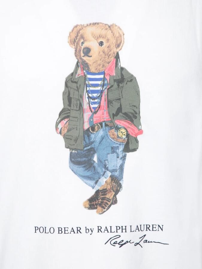 Polo Ralph Lauren T-shirt Korte Mouw T-SHIRT POLO BEAR AJUSTE EN COTON - Foto 5