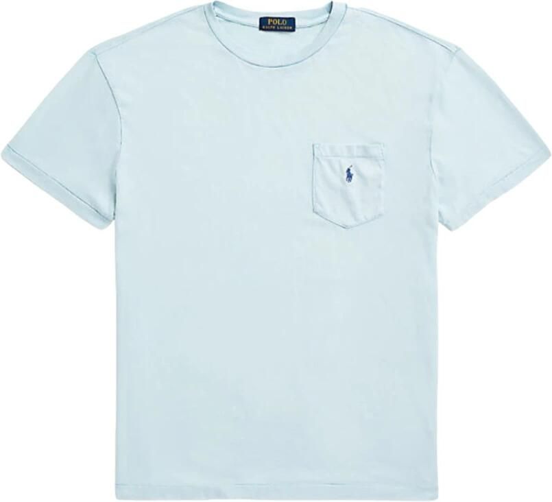 POLO Ralph Lauren regular fit T-shirt met logo alpine blue