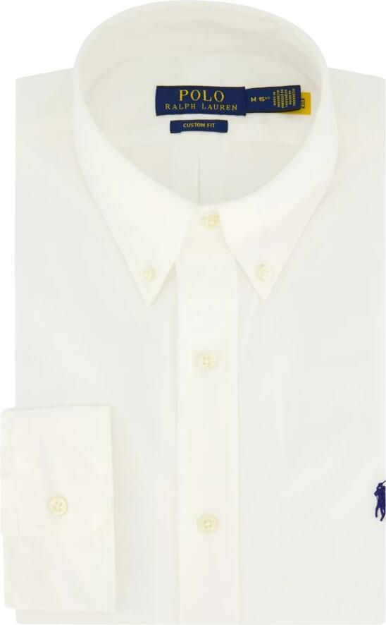 Ralph Lauren Witte Seersucker Overhemd Button-Down Kraag White Heren - Foto 8