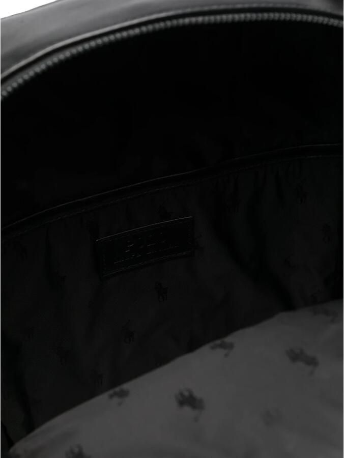 Polo Ralph Lauren Casual Zwarte Leren Rugzak Black Heren - Foto 2