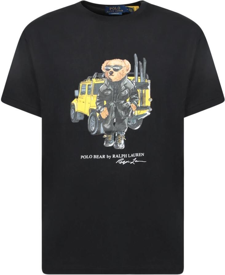 Polo Ralph Lauren Crew Neck Polo Bear T-shirt Black Heren - Foto 2