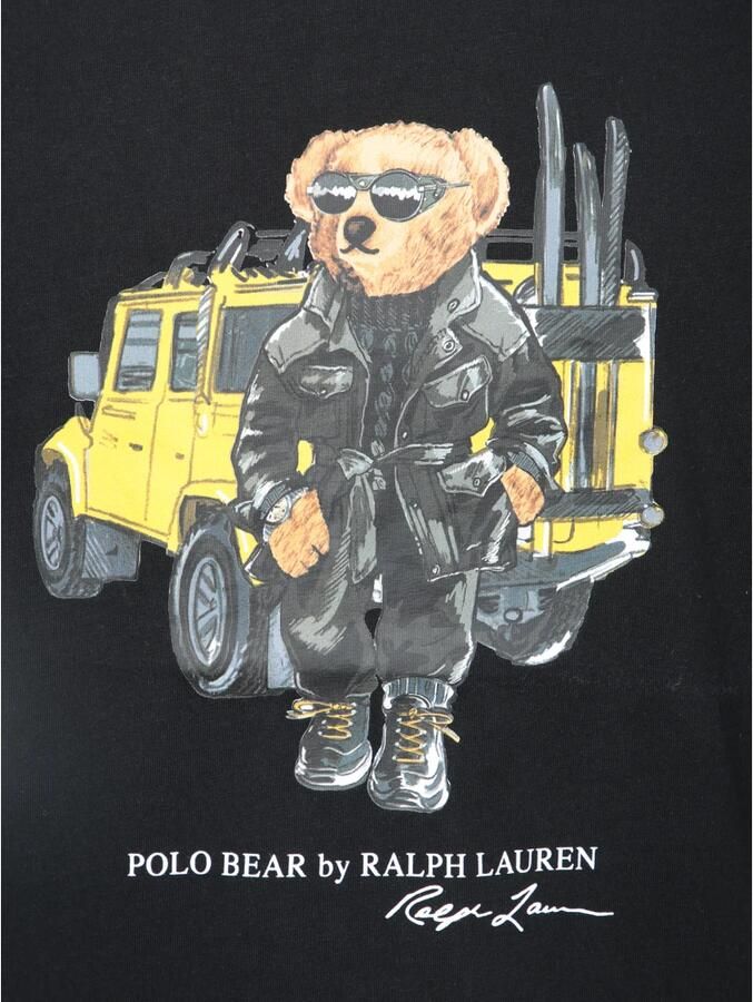 Polo Ralph Lauren Crew Neck Polo Bear T-shirt Black Heren