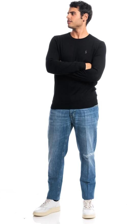 Ralph Lauren Blauwe Gebreide Trui met Polo Logo Blue Heren - Foto 7