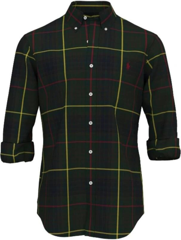 Ralph Lauren Multicolor Katoenen Overhemd met Pony Borduursel Multicolor Heren