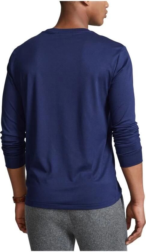 Polo Ralph Lauren Custom slim fit shirt met lange mouwen en ronde hals