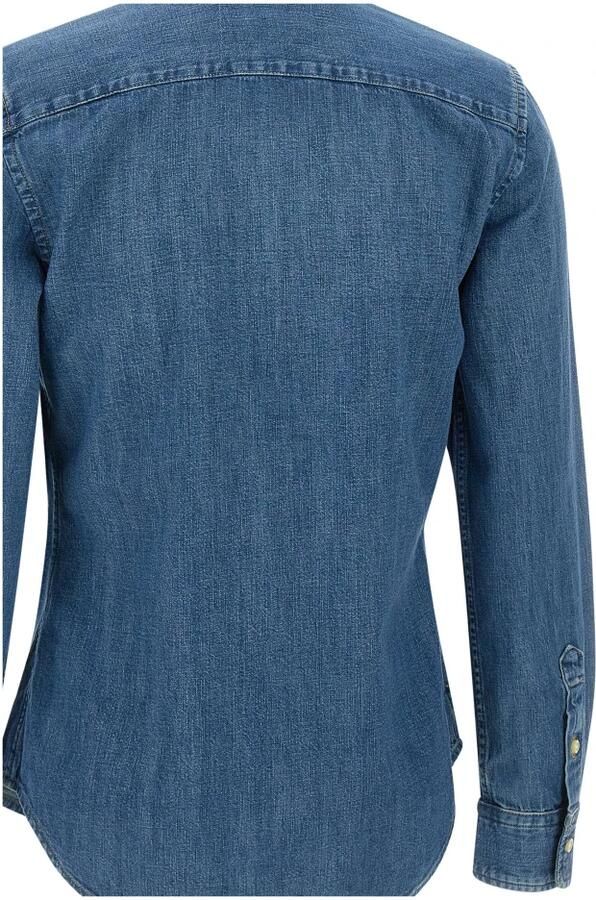 Polo Ralph Lauren Denim overhemd met iconisch logoborduursel Blue Dames - Foto 4