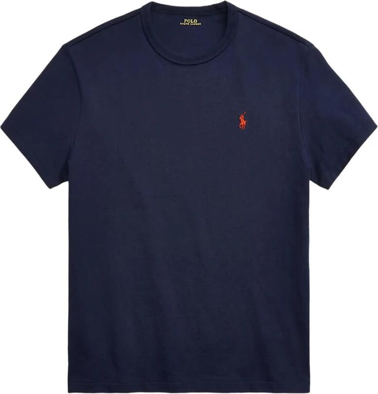 Polo Ralph Lauren Inkt Katoenen T-shirt Klassiek Design Stijl 710680785 004 Black Heren - Foto 3