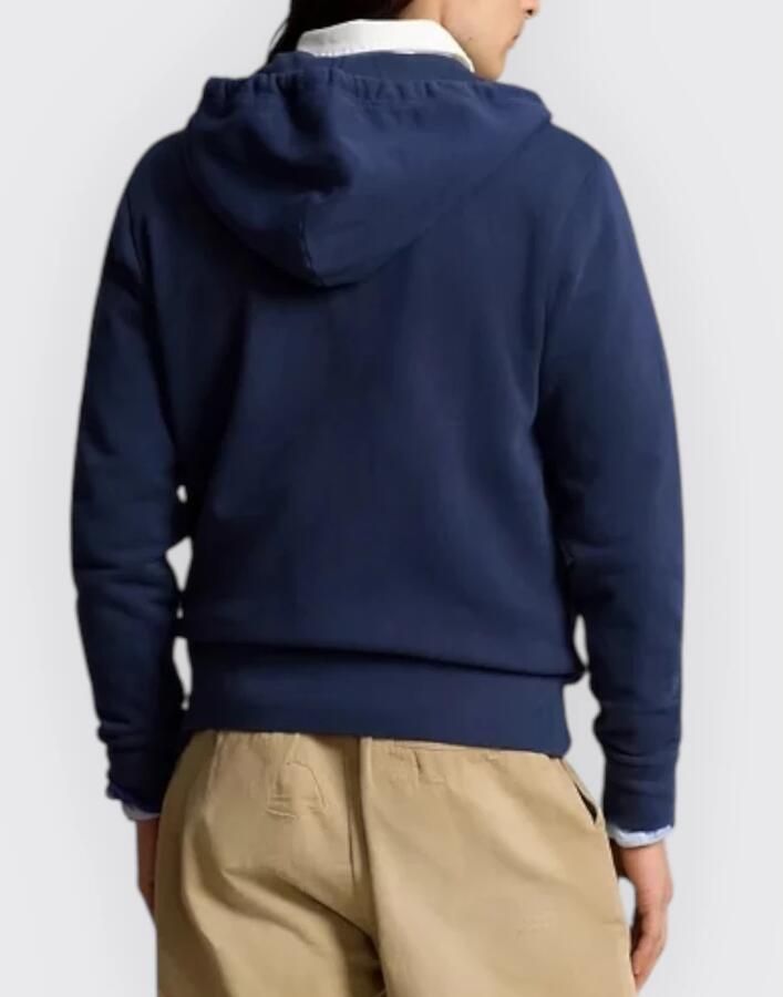 Polo Ralph Lauren Blauwe Katoenen Trui met Pony Borduursel Blue Heren - Foto 3