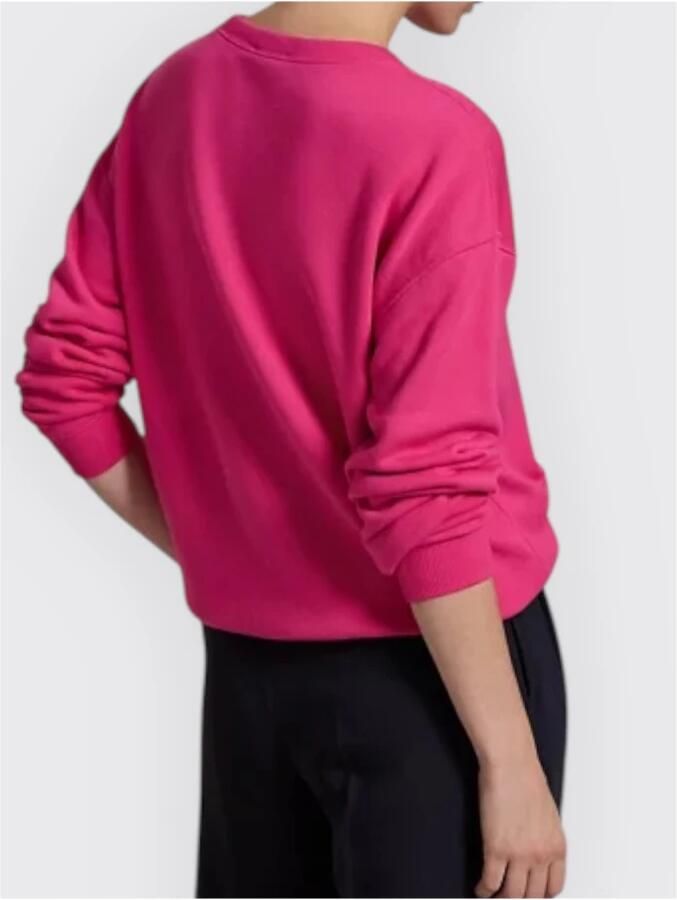 Polo Ralph Lauren Fuchsia Katoenen Sweatshirt met Geborduurd Logo Pink Dames - Foto 5