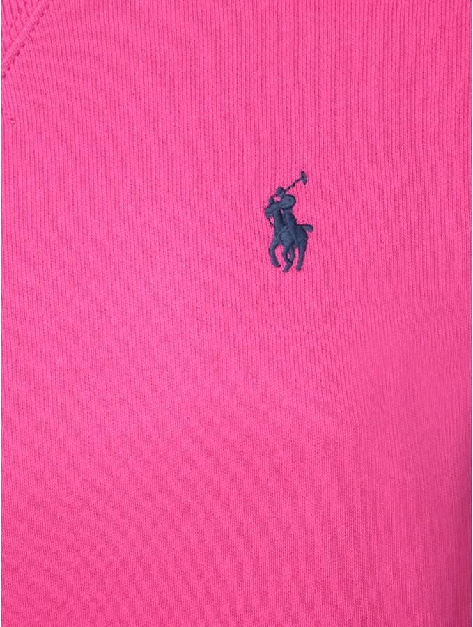 Polo Ralph Lauren Fuchsia Katoenen Sweatshirt met Geborduurd Logo Pink Dames - Foto 3